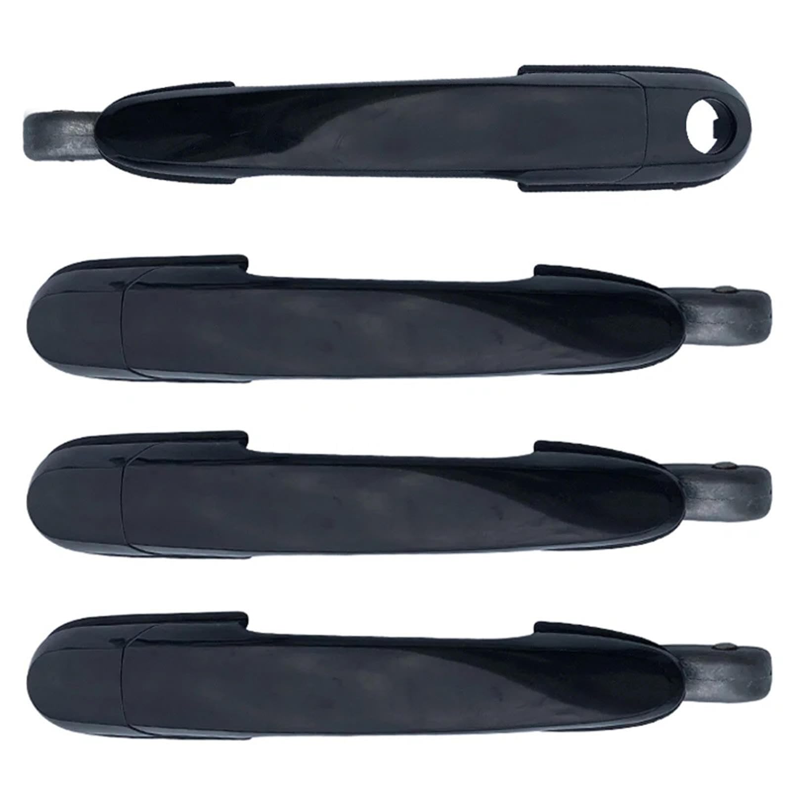 Poignée de porte extérieure chromée Hyundai Tucson 2005-2009 contre l'usure