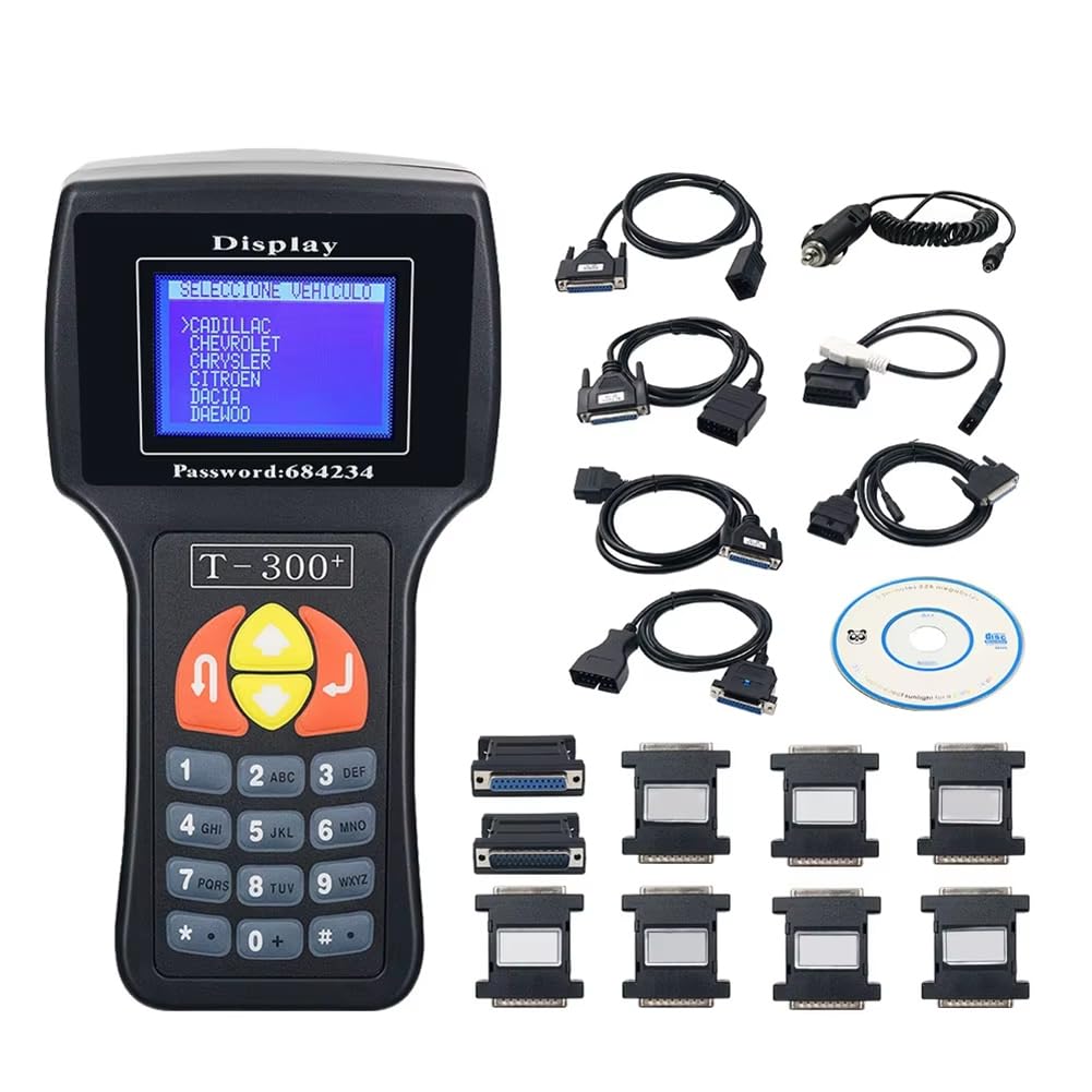 Programmateur de clés T300 Auto V23.9 version anglaise noir pour voiture - 7