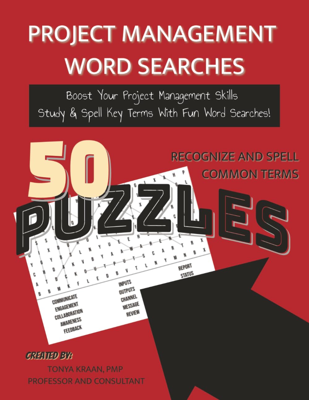 Project Management Word Search: Fun & Easy Learning for Students: Recognize and correctly spell common project management terms