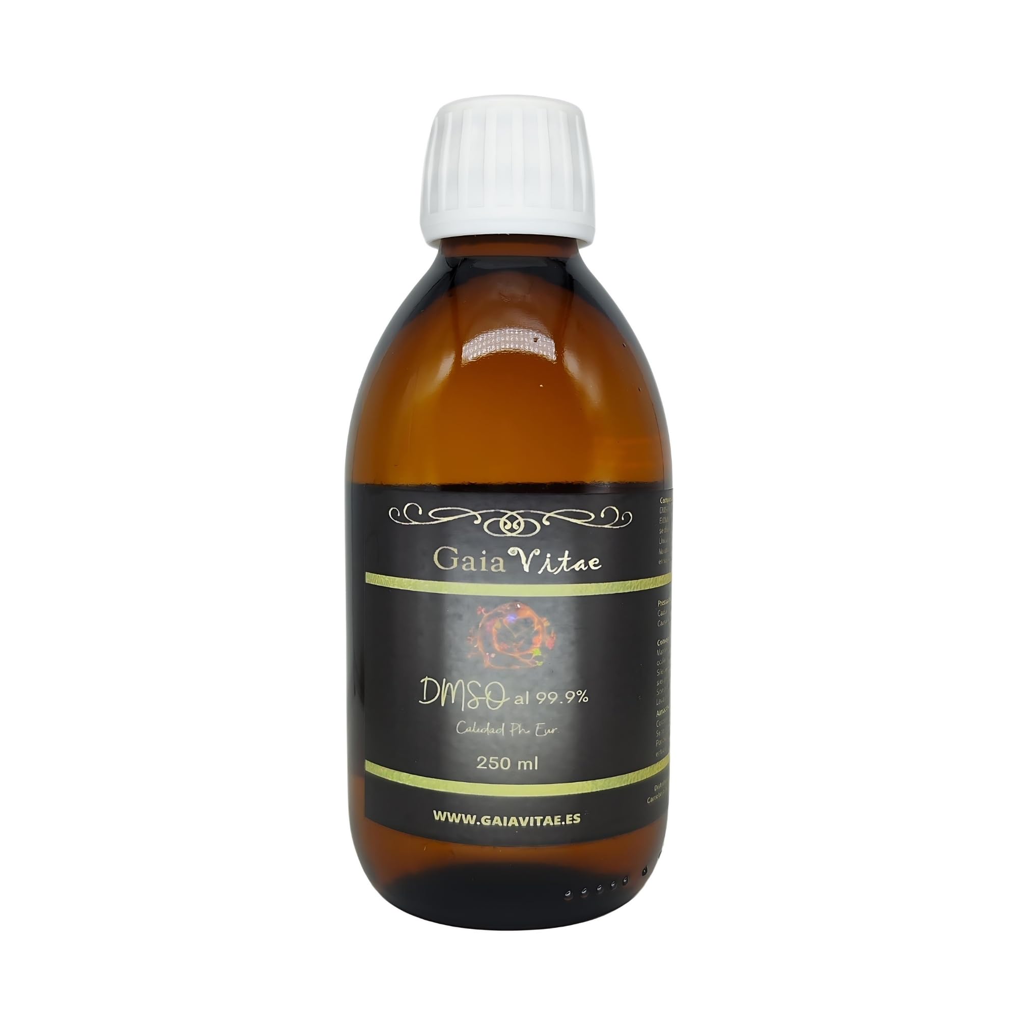 Gaiavitae DMSO 99,9% Pure Ph. Eur. - 5 Litres - Diméthylsulfoxyde - Bouteille HDPE Noire