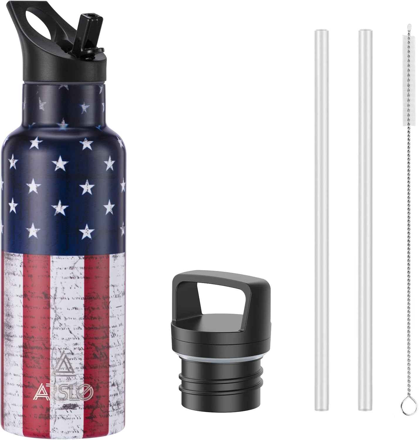 Arslo Insulated Stainless Steel Water Bottles, Double Wall