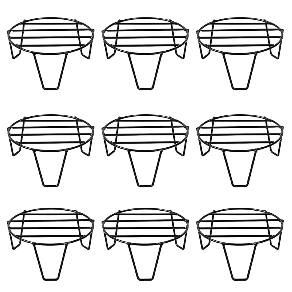 TrustBasket Eclips Plant Stands Black (Set of 9) | Premium Strong and Durable Flower Pot Stand for Home Garden, Outdoor Balcony Indoor Living Room Decor | Gamla Stand (B0CK5X8BS7) Amazon Price History, Amazon Price Tracker