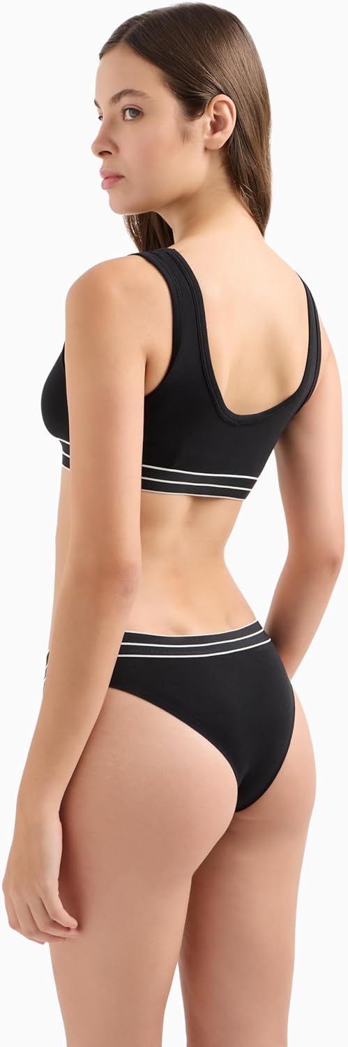 Emporio Armani Women's Everyday Cotton 2 Pack Brazilian Brief - Image 4
