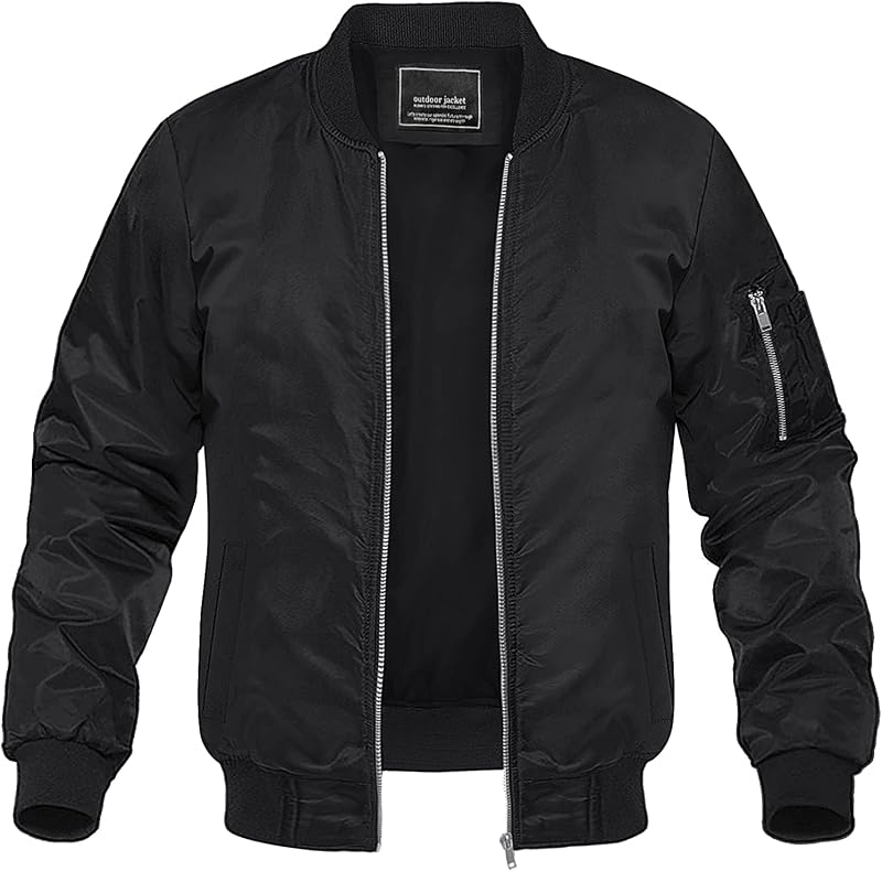 campera bomber ligera cortavientos casual otoño primavera abrigo al aire libre hombre