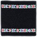 FEILER フェイラー ハンドタオル ハンカチ 30x30cm ANEMONE SCHWARZ ANEMONE BLACK schwarz [並行輸入品]