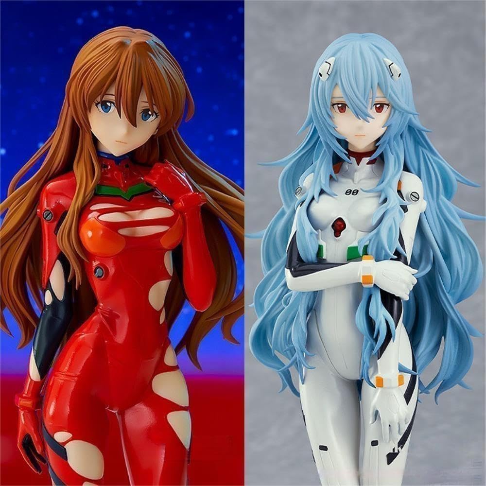 Amazon | エヴァンゲリオン、ロングヘア、綾波レイ、アスカ、1/8 