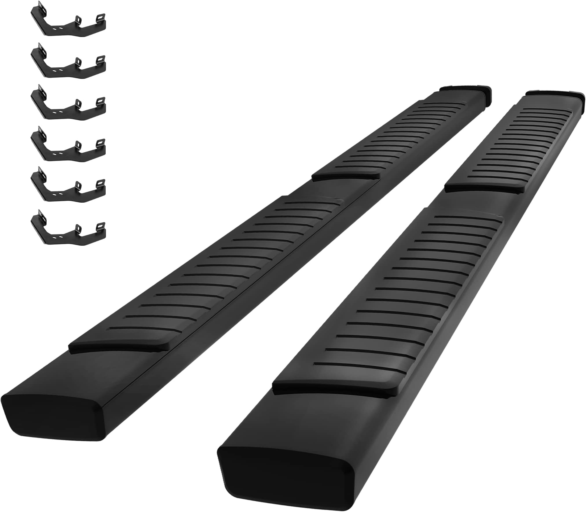 Cartman 6 Inches Running Board (Compatible with 2019-2023 Chevy Silverado/GMC Sierra 1500, 2020-2023 Silverado/Sierra 2500HD 3500HD Crew Cab Side Steps Nerf Bars (Excl. 2019 1500 LD)