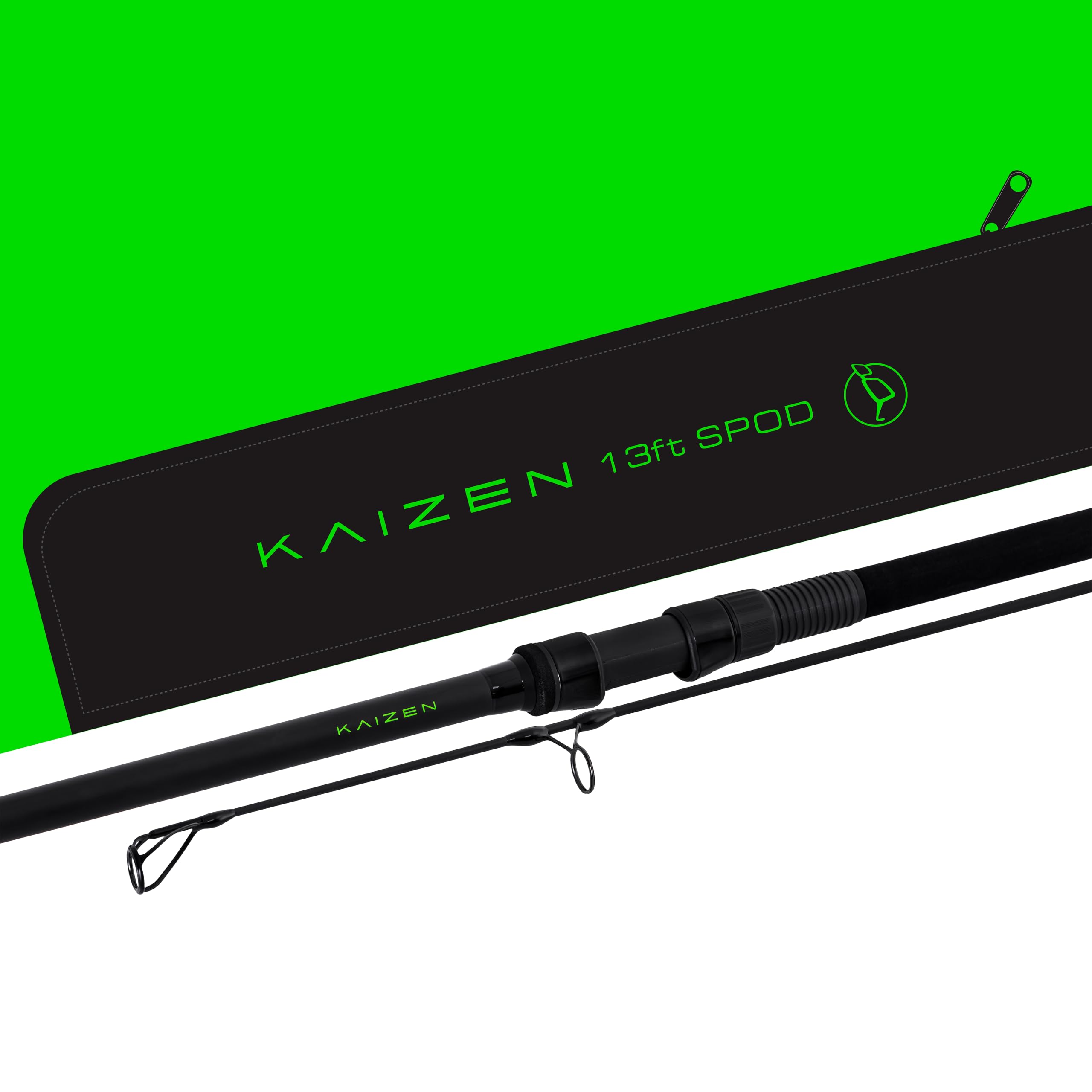 Korda Kaizen Green 13ft Carp Rod: 13ft Spod