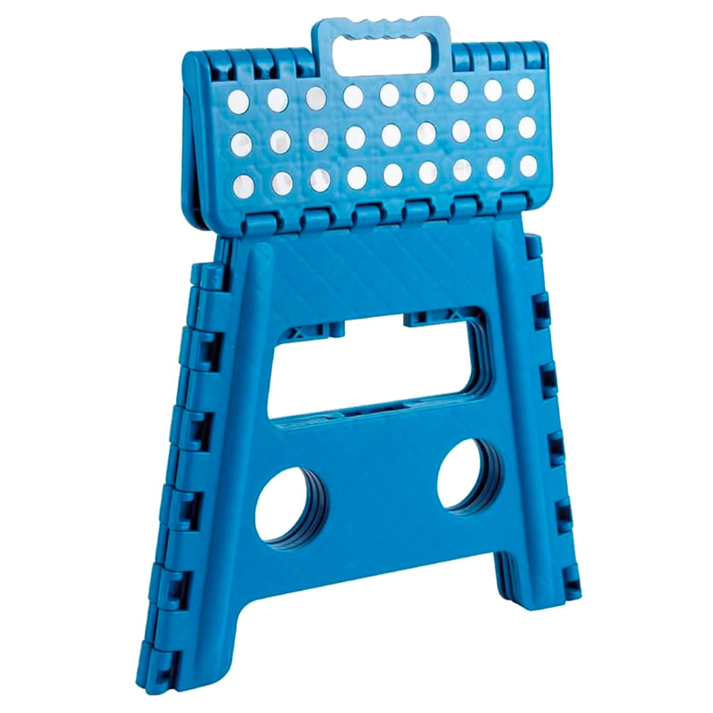 Acan Tradineur - Taburete Plegable Infantil de PVC Multiusos 32,5 x 28,5 x 21,5 cm, banqueta, Asiento de plástico Resistente para niños, Escuela, guardería, hogar, Color Aleatorio