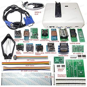 DHRUV-PRO RT809H EMMC-NAND Flash Programmer and 21 Adapter with Cables