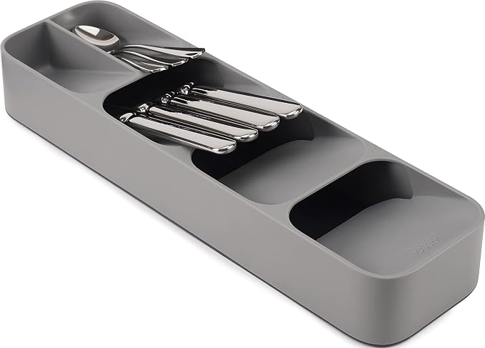 Joseph Joseph DrawerStore Compact utensil organizer, small grey model