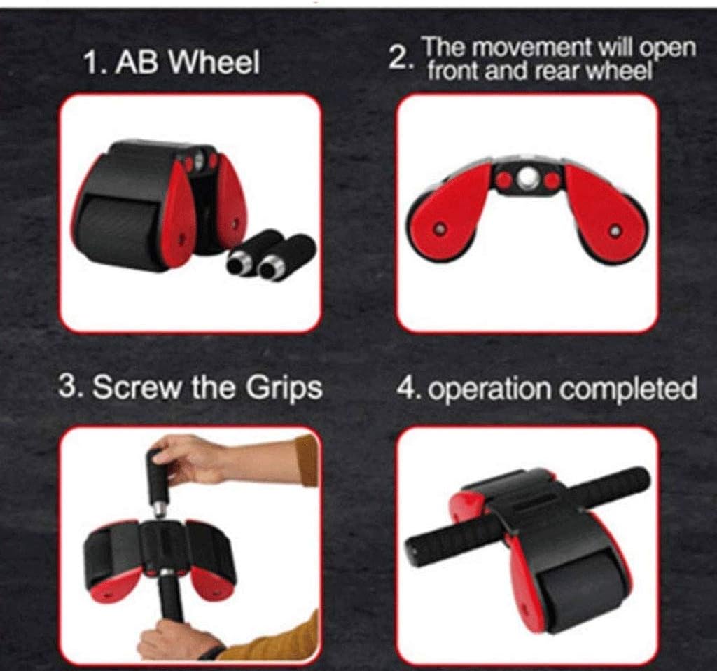 Abdominal Muscle Wheel,Slimming Abdomen Home Portable Sports Equipment Body Shaping Fitness