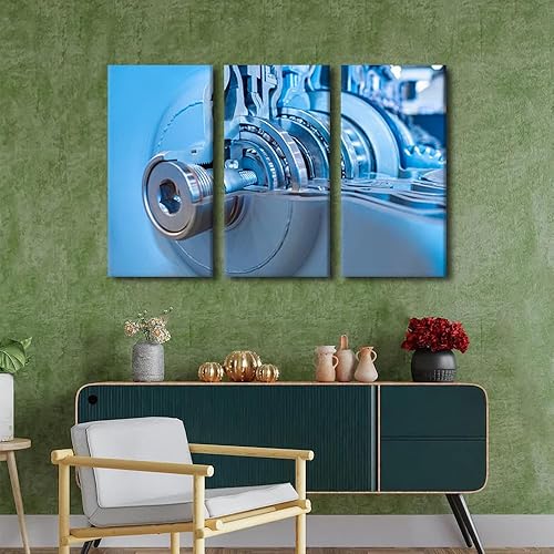 Miniatura 2 de Lienzo decorativo para pared, cuadros de transmisión de automóvil, detalles del motor del automóvil, imágenes, lienzo, arte de pared para sala de