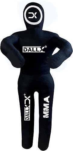 Miniatura 3 de DALLX MMA Grappling Dummy BBJ Wrestling Brazilian Jiu Jitsu Saco de boxeo Judo Karate Lanzar boxeo Fighting Dummy Self Defense Posición de pie  Sin