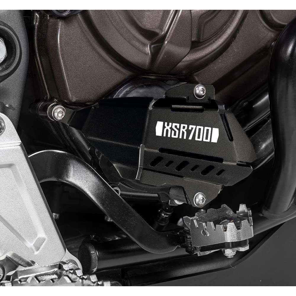 Modeer Compatible avec Ya.maha XSR700 XSR 700 2015~2024+ Moto CNC Pompe à eau Protection Couvercles de protection xsr 700 xsr700 Accessoires (Noir)