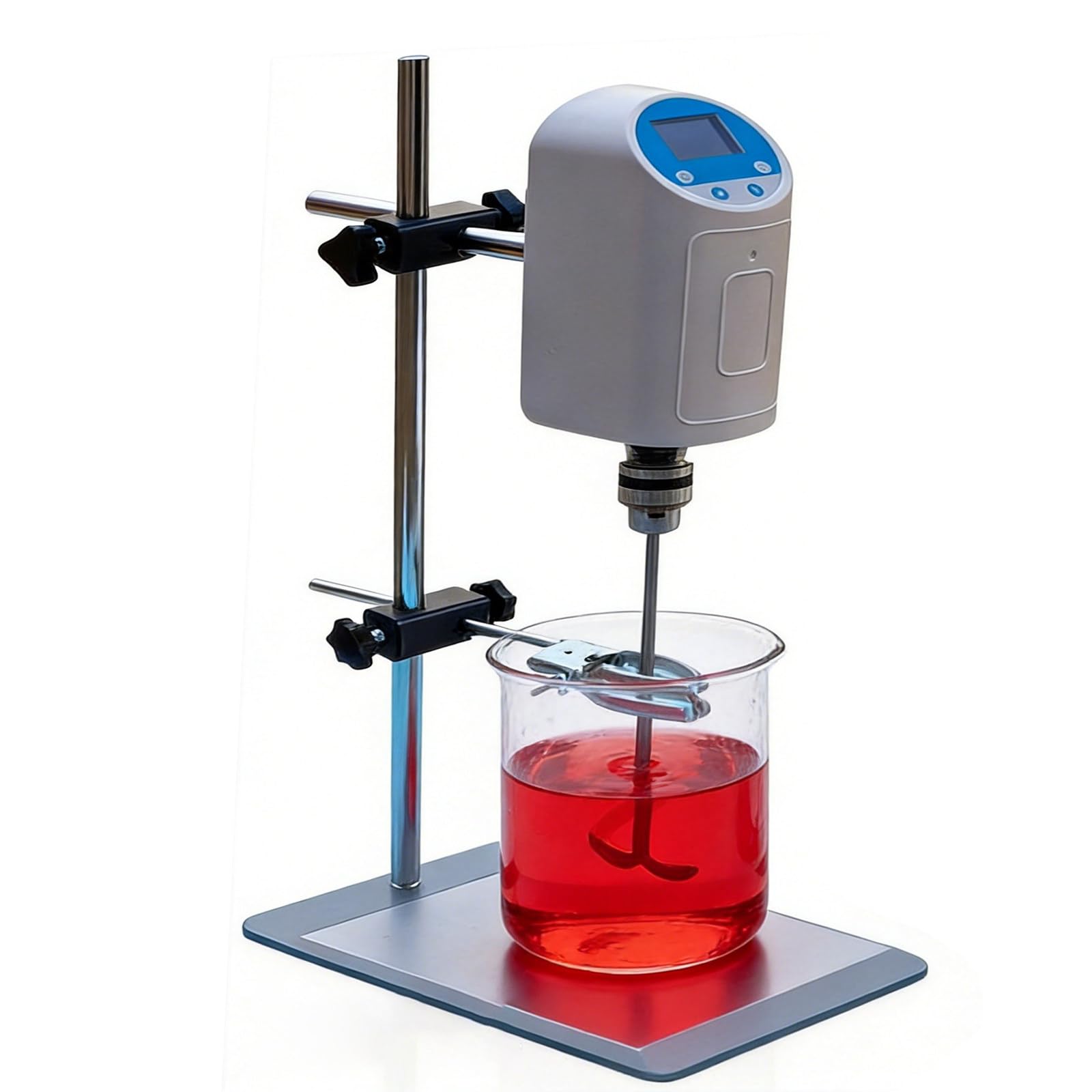 Agitatore industriale elettrico a sospensione da 60 litri, miscelatore da laboratorio con regolazione continua della velocità per la miscelazione di pomate, creme e reagenti Digitaldisplay-20L