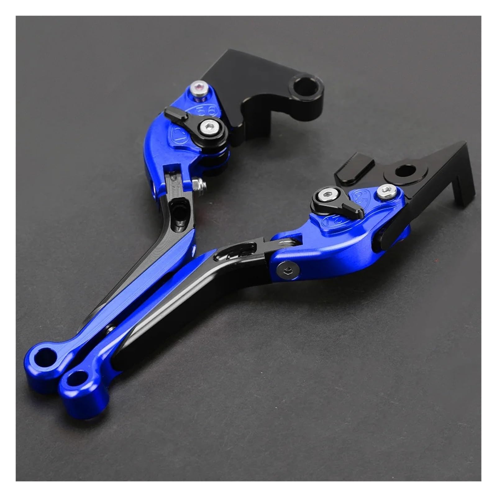 JWQEBNS Motorcycle Brake Clutch Levers for Suzuki GSX1400 GSX650F Hayabusa GSXR1300 SV1000/S TL1000R Motorcycle Handle Levers Foldable Adjustable Brake Clutch(B Style)