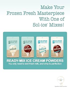 ONERO No Added Sugar | Soft Ice Cream Powder Mix 2.5kg Chocolate