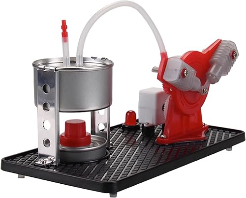Motor de vapor de trabajo en miniatura Modelo de motor de calor Generador impulsado por vapor Kit de motor de vapor educativo Experimento científico