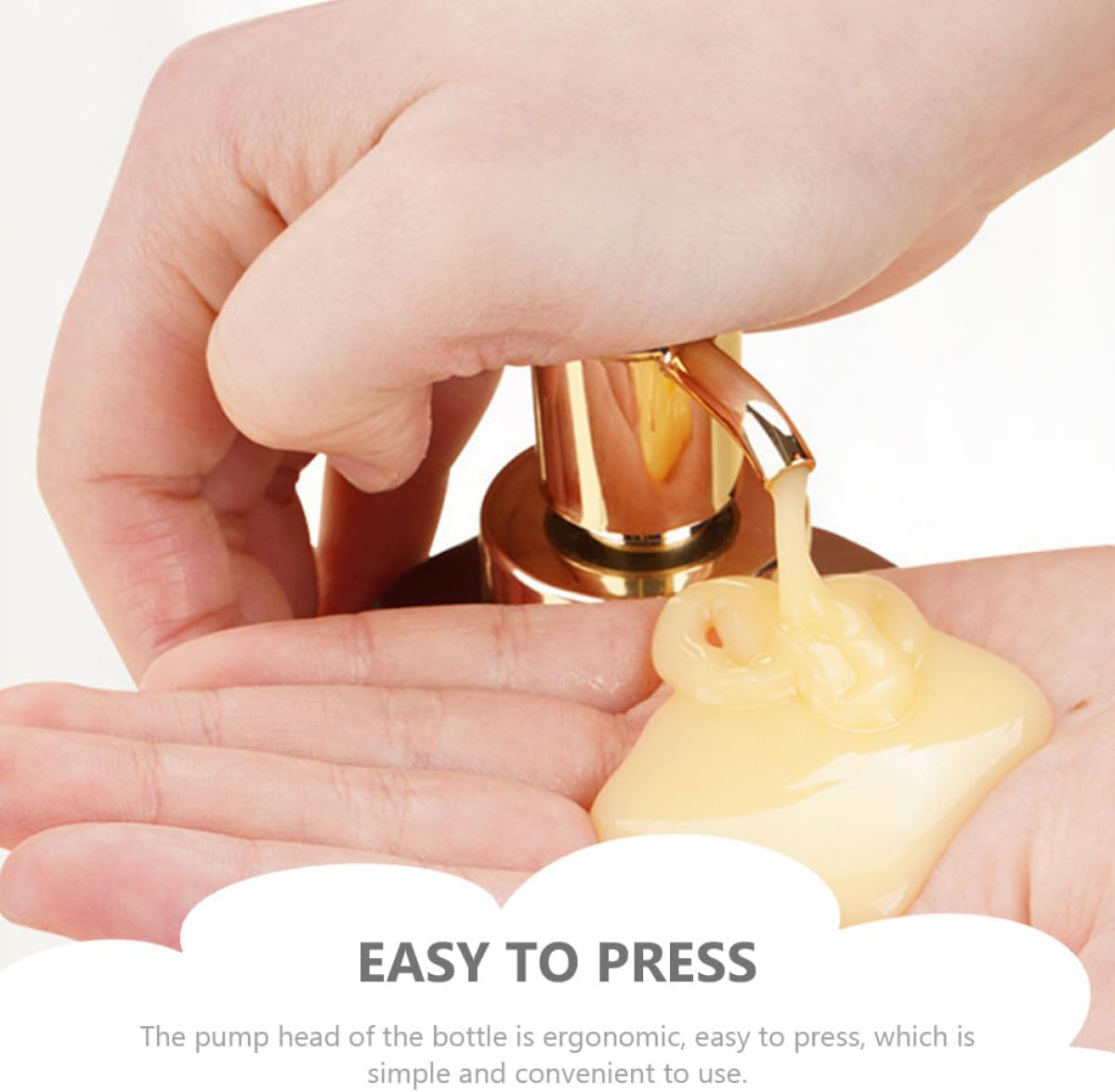 500ml PET Shampoo Pump Bottle Dispenser 2pcs for Home Hotel image 3
