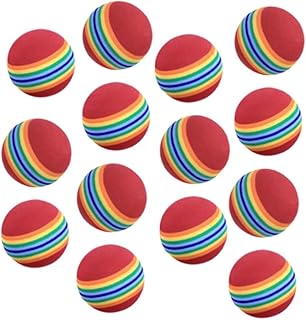 Kisangel Training Ball 20pcs Softball s Play Balls Mini Training Balls Eva Ball Rainbow Ball Sports Ball Golf Sports Balls Rainbow Balls