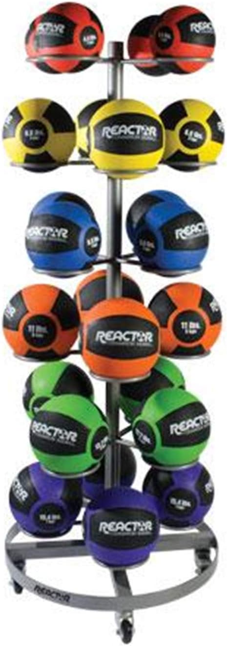 Champion Barbell 6-Tier Rolling Medicine Ball Rack