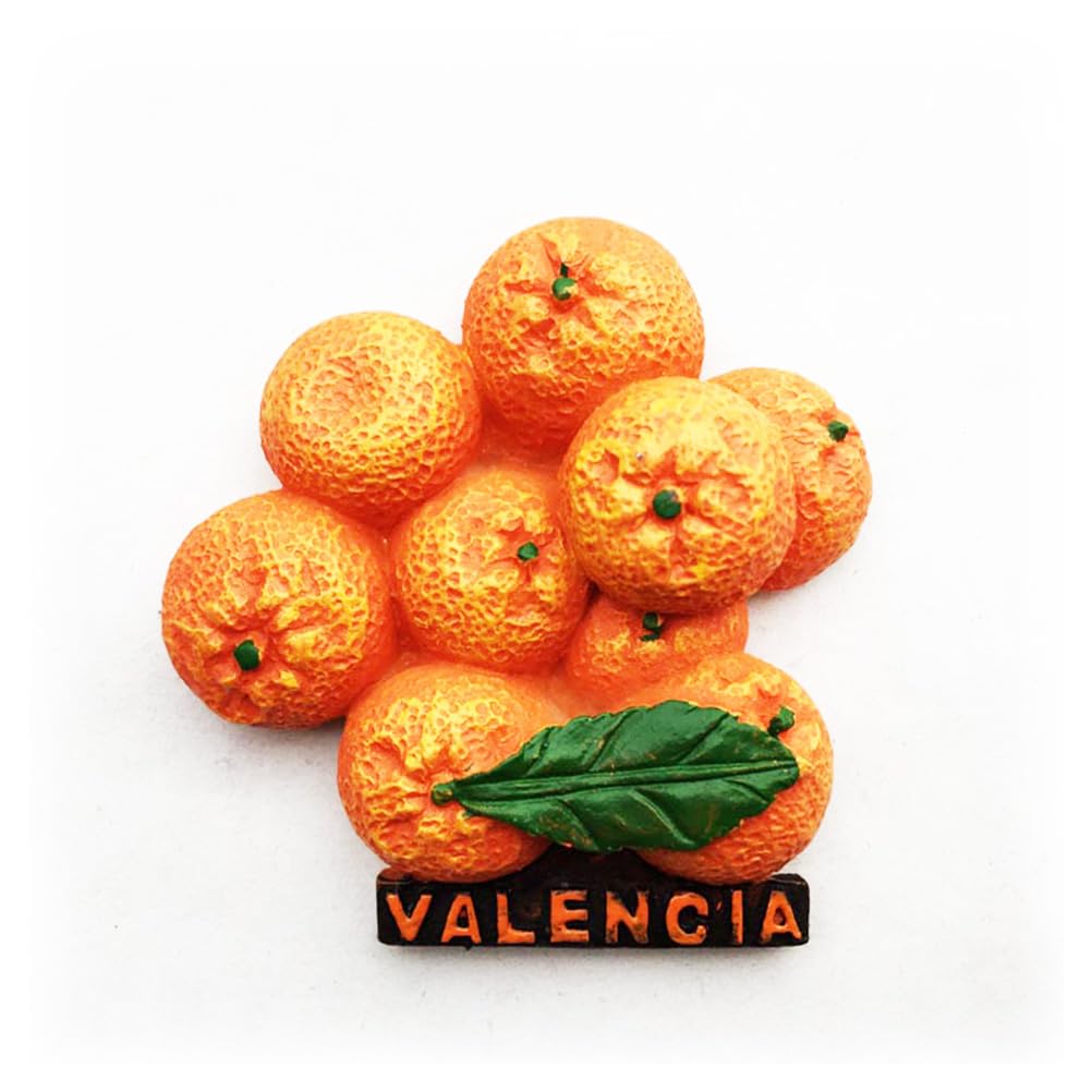 Valencia Spain Local Specialties Oranges Magnet Kitchen Fridge Decorated Magnet