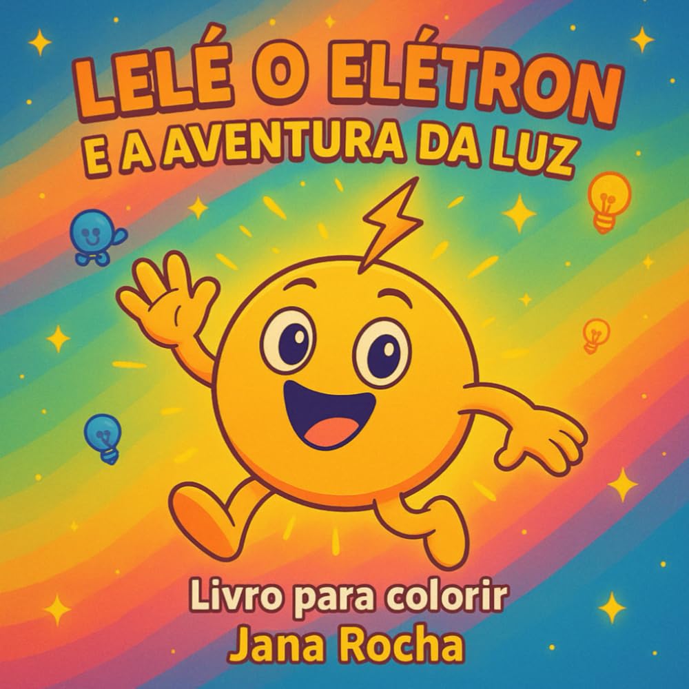 Lelé o elétron e a aventura da luz: Livro para colorir