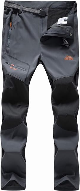 BenBoy Damskie spodnie turystyczne, wodoodporne, softshellowe, wiatroszczelne, ciepłe, podszewka, spodnie narciarskie, spodnie snowboardowe, spodnie trekkingowe BenBoy