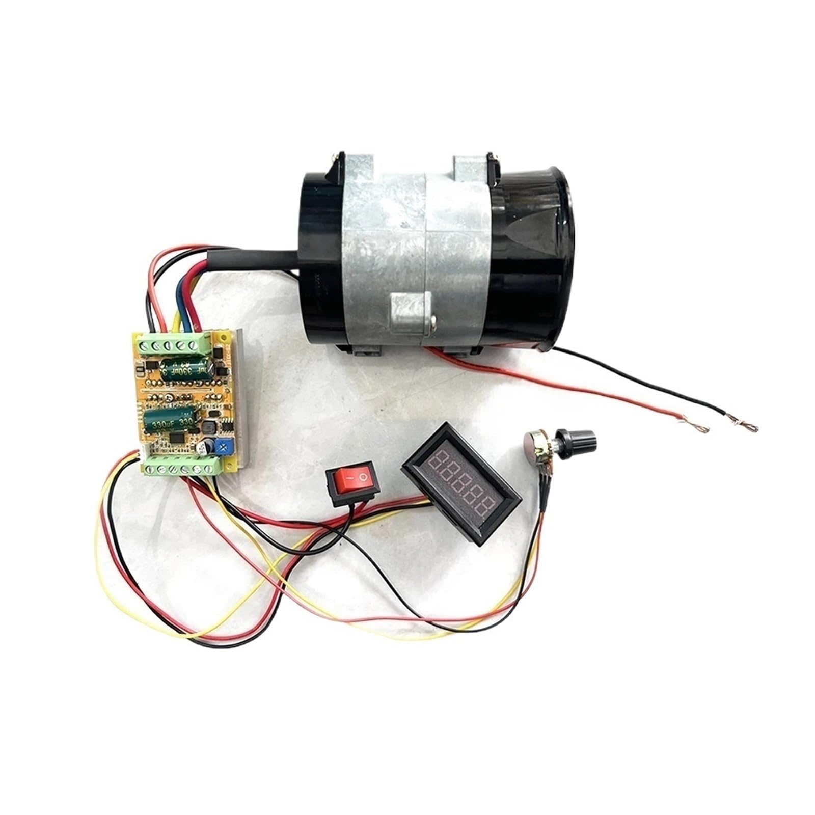 HAGDFDNV 20000 RPM Car Turbo Fan Air Boost Intake Turbocharger with 5 Digital LED Red Tachometer Gauge Rear Window Regulator