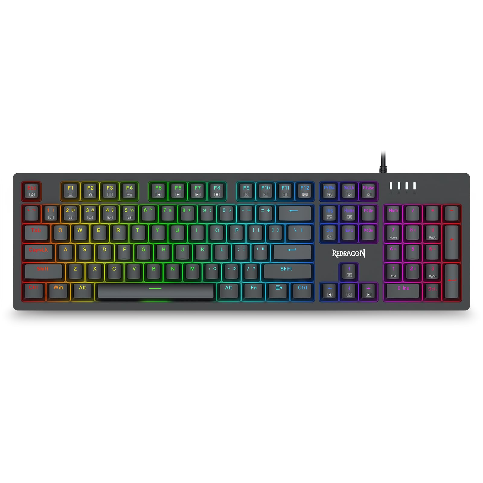 Amazon.com: Redragon - K679 RGB Gaming Keyboard - 104 Keys Amazon.com: Redragon - K679 RGB Gaming Keyboard - 104 Keys