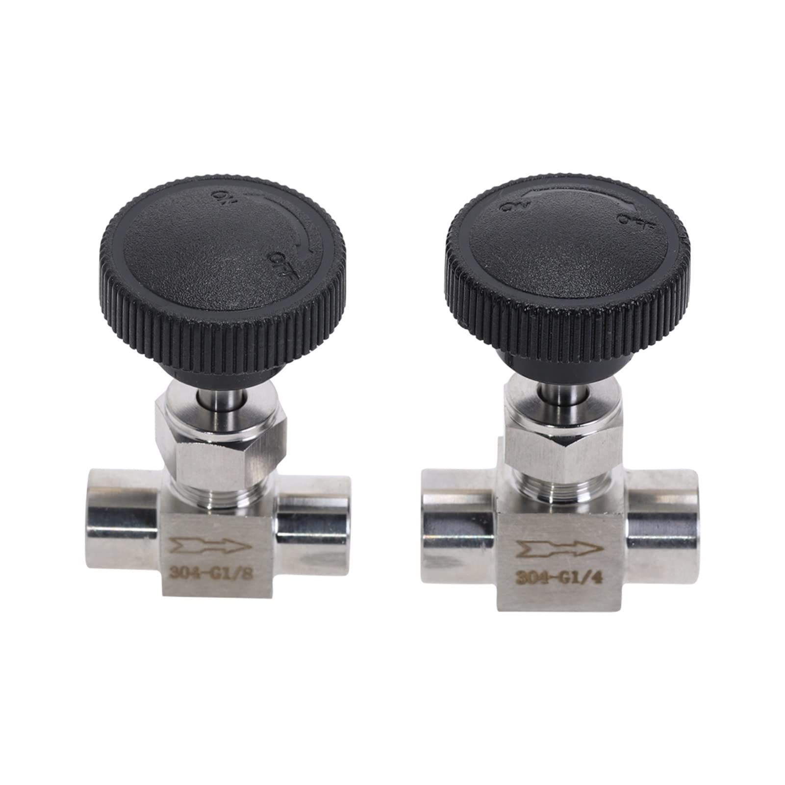 HJCMOONB Valve Stainless Steel Needle Valve 1/8