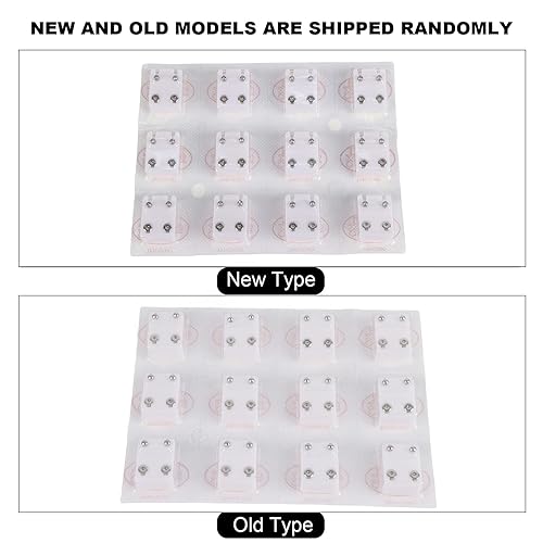 Miniatura 8 de 12 pares de piercings de oreja de acero inoxidable, aretes de acero quirúrgico, piercing de oreja de alta calidad, aretes de tapón de oreja, aretes