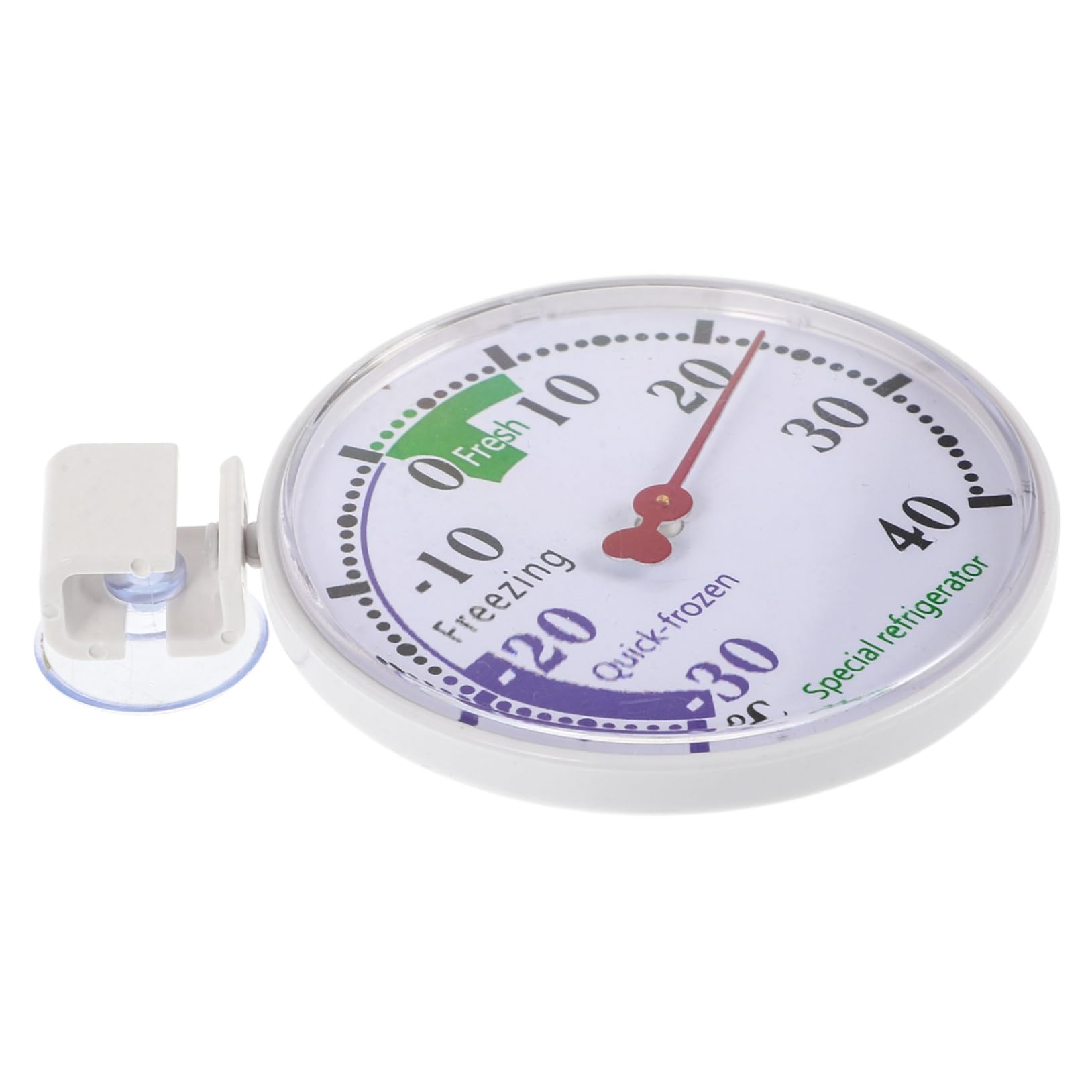 Mikinona Supermarket Freezer Thermometer Refrigerator Freezer Thermometers 30-40°c Plastic Dial Easy Install