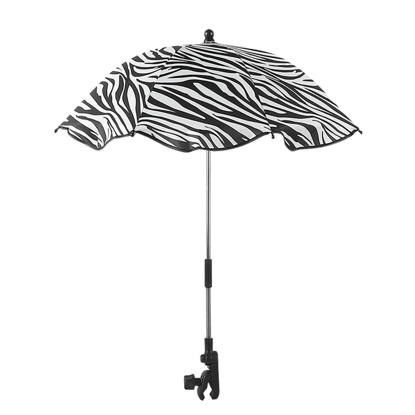 Universal Chair Umbrella - Portable Stroller Parasol | Flexible Sun Shade with Adjustable Clamp, UV Protection Shield for Kids, Waterproof Canopy for Outdoor Beach, Pram Accessories