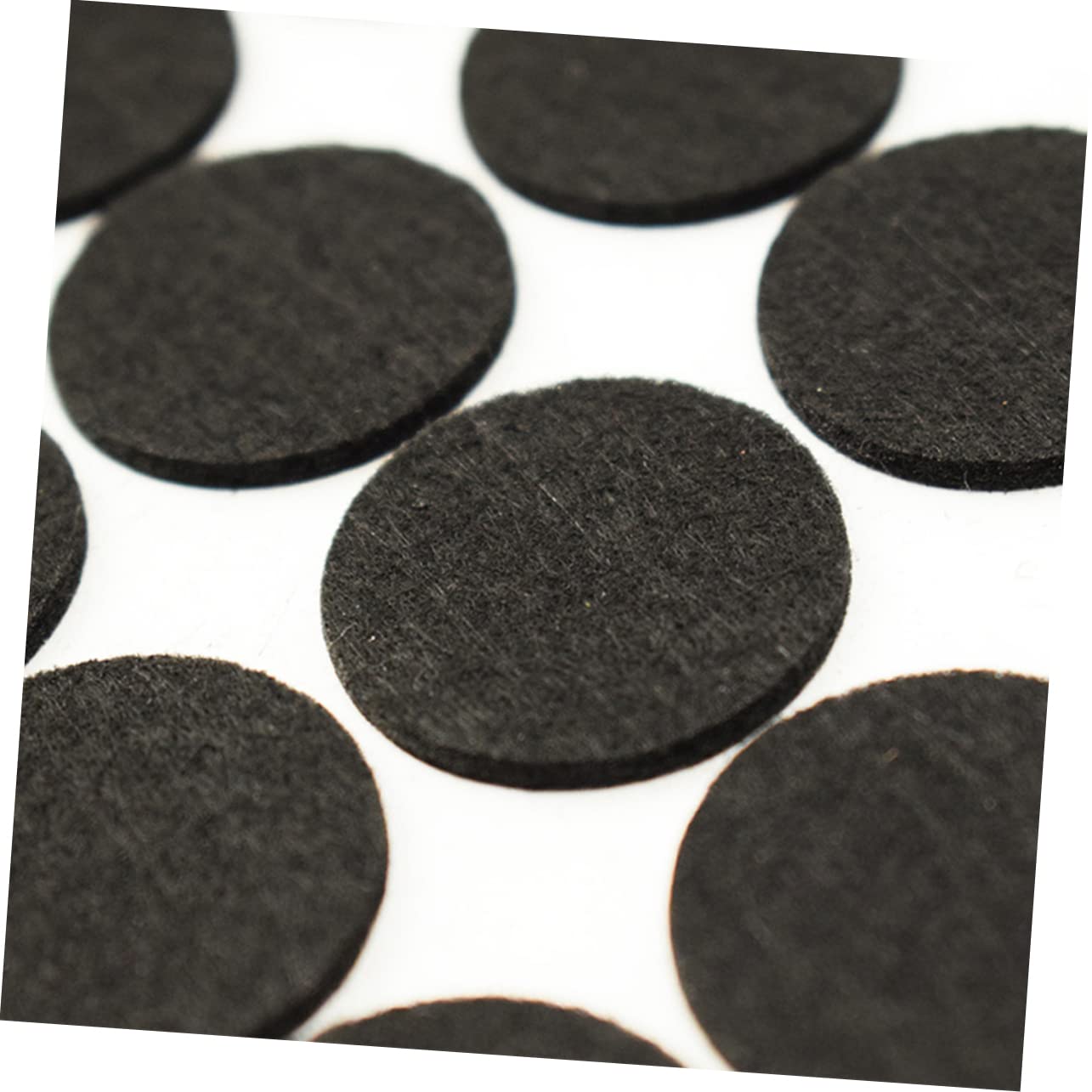 jojofuny 300piezas Almohadillas De Fieltro Autoadhesivas Redondas De Deslizadores No Resbaladizos para Patas De Muebles Protección para Suelos De Color Negro