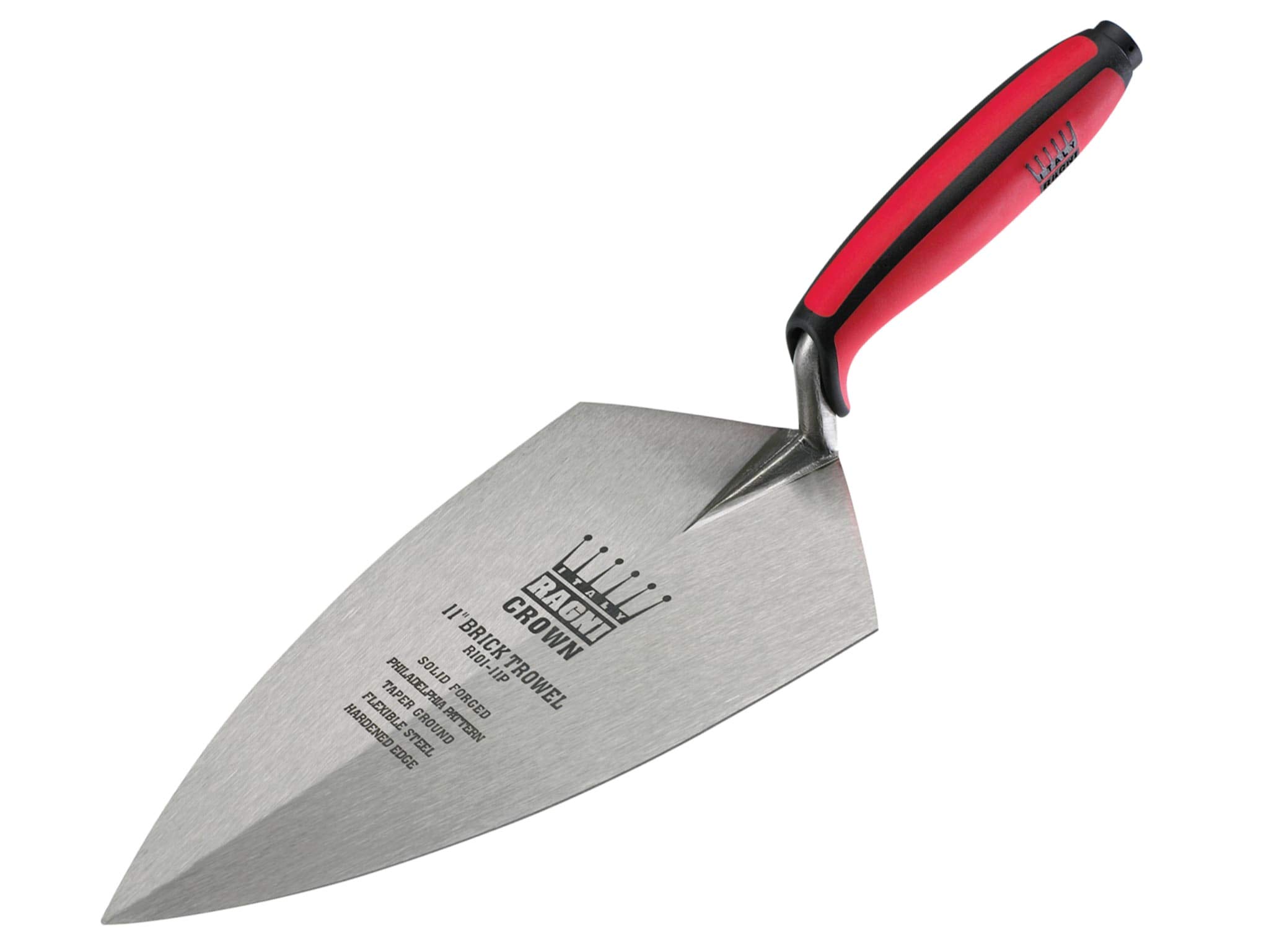 RAGNI R101-10P 10" Philadelphia Pattern Solid Forged Brick Trowel