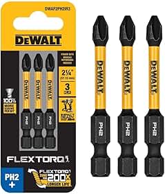 DW FLEXTORQ 3PK 2,25 IN BITS PARA PH2