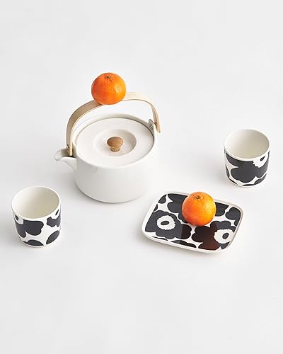 Miniatura 10 de MARIMEKKO Oiva Räsymatto - Tetera de cerámica - Refina la decoración de tu cocina con nuestra icónica cerámica en blanco y negro - Elegante tetera