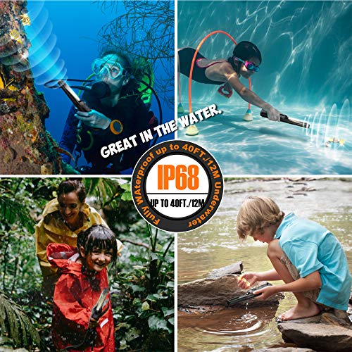 HOMADISEY Metaaldetector Pinpointer volledig waterdicht - LCD-scherm IP68 12 meter onderwater draagbare 360 ° sonde 3… - Afbeelding 8