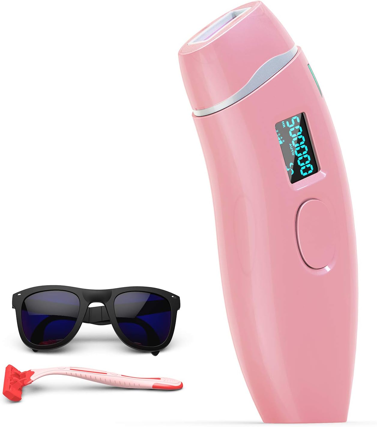ARTOLF IPL Hair Removal Device Permanent Painless Hair Remover for Women and Man UPGRADE to 999,999 Flashes Facial Body Professional Hair Treatment Whole body Home Use (pink)