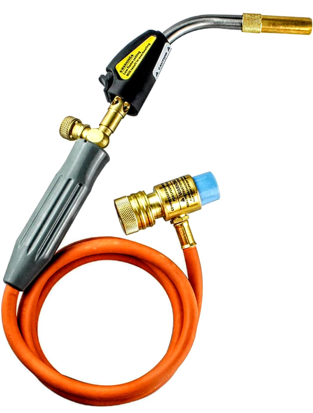 Brezze Propane Torch, Trigger Start, Mapp Gas, 3.6FT Hose, Brazing, Soldering, HVAC, Jewelry, Heating, BBQ