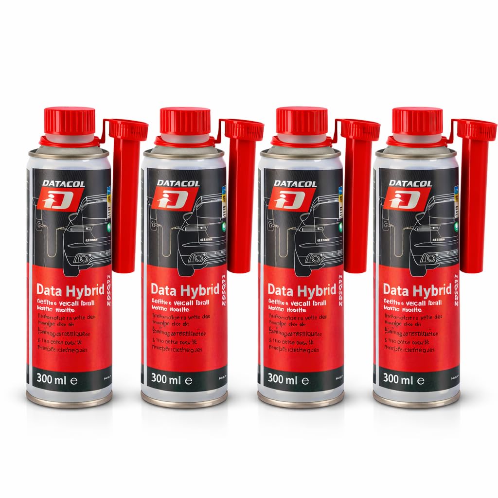 Datacol Aditivo para Coches Híbridos y PHEV (Vehículo Híbrido Eléctrico Enchufable) Data Hybrid – Limpia Inyectores, Previene y Elimina Residuos, Ahorra Combustible y Protege Motor – 300 ml (2)