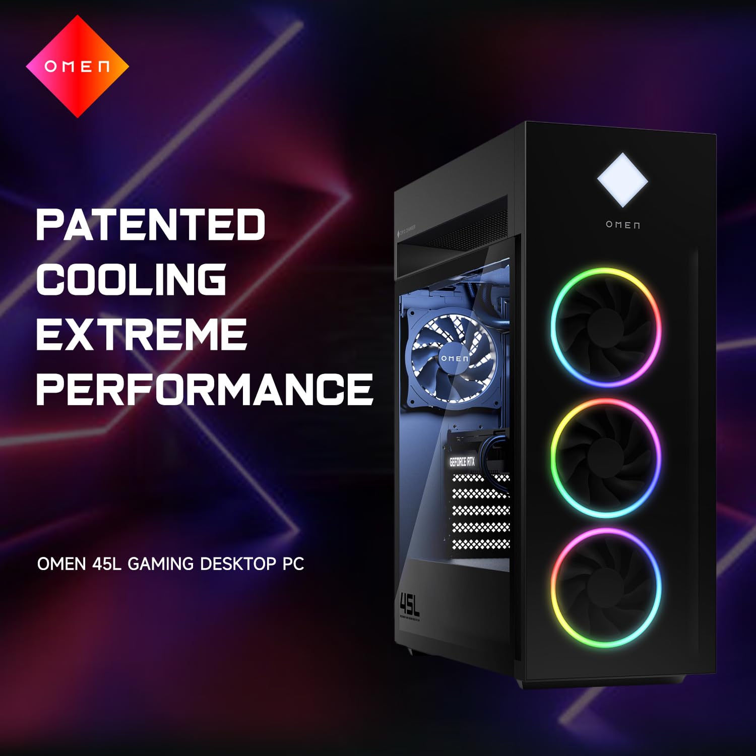 Amazon | HP Omen 45L RTX 5080 ゲーミングデスクトップ、Intel Ultra 