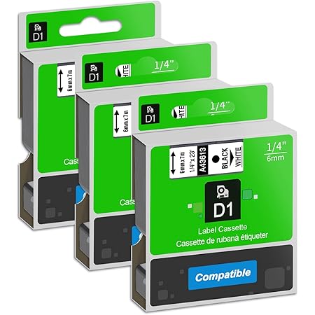 Amazon.com: Freshworld Compatible 6mm Labeling Tape ...