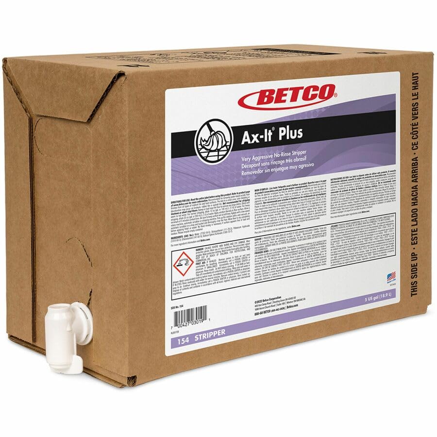 Betco BET154B500 5 gal Ax-It Plus No-Rinse Stripper