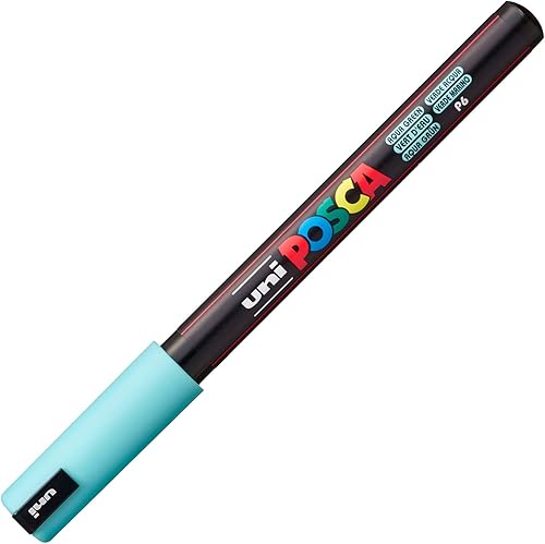 uni-ball Uni POSCA 181767 - Marcador con punta extrafina, 0.028 in, color verde aguamarina