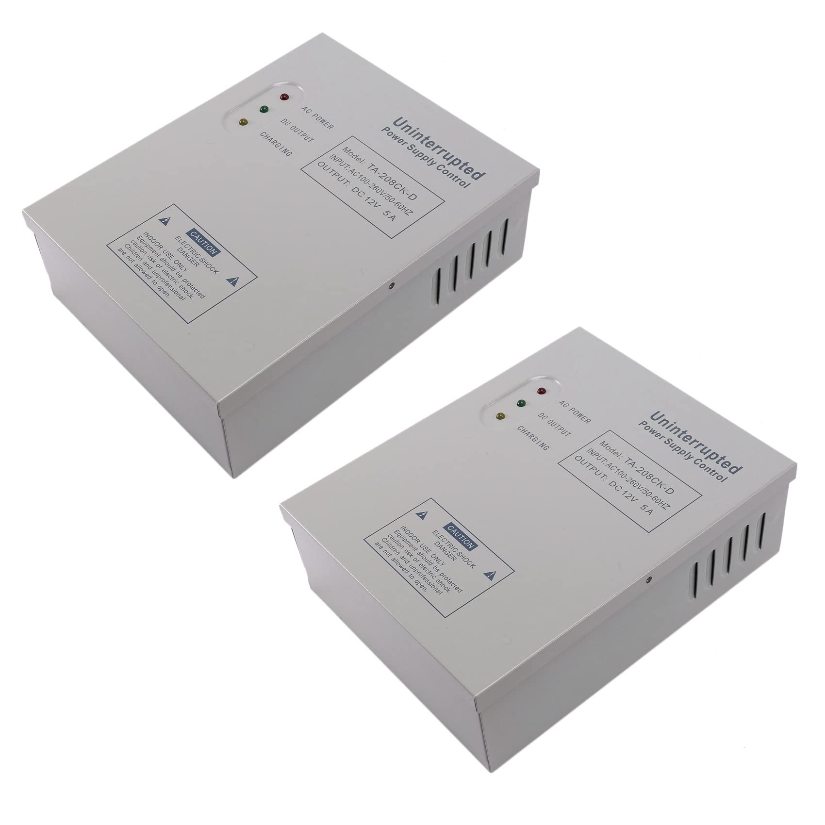 2 x 208CK-D AC 110-240 V DC 12 V / 5 A drzwi system kontroli dostępu przełącznik zasilacz UPS zasilacz sieciowy