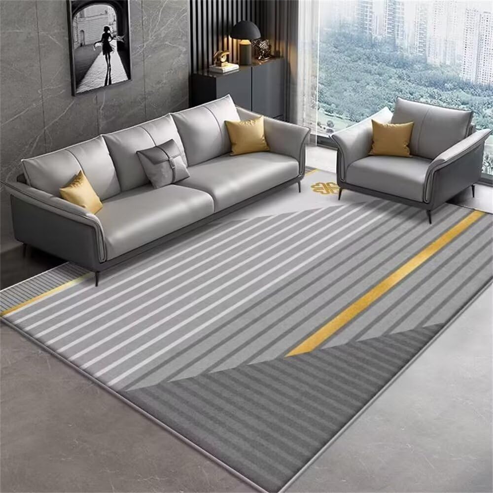 Tapis de cuisine gris lavable pour sol propre et deco