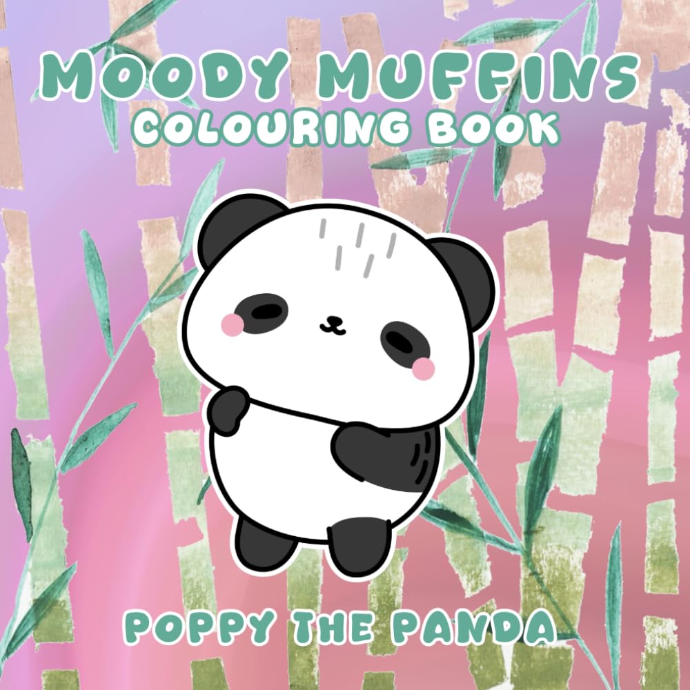 Poppy the Panda Colouring book: Moody Muffins